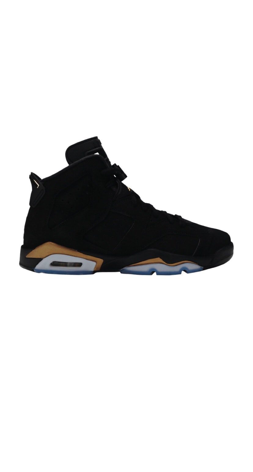 Jordan 6 retro black and gold top